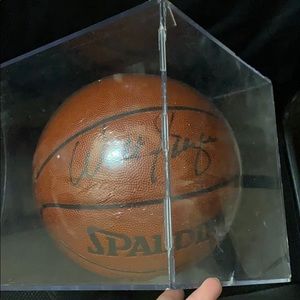 Autographed basketball